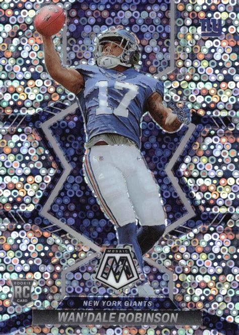 Wan Dale Robinson 2022 Mosaic No Huddle 330 Price Guide Sports Card