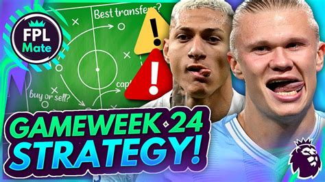 Fpl Gw24 Double And Blank Gameweeks Planning 🚨 Haaland Essential Fpl 202324 Gameweek 24