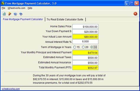 Mortgage Payment Calculator