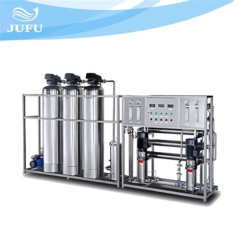 Double Stage Reverse Osmosis Pure Water System 1tph Water Treatment