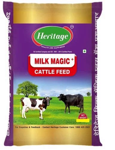 Pellet Heritage Milk Magic Plus Cattle Feed Packaging Type Pp Bag