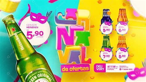 Encarte Carnaval De Ofertas Skol Beats Budweiser Heineken Skol