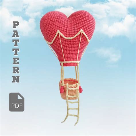 Hot Air Balloon Crochet Pattern Baby Mobile PDF Pattern Etsy Canada
