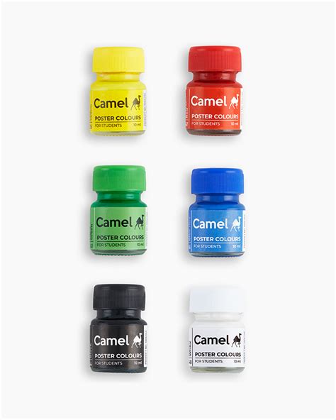 Buy Camel Poster Colours Assorted Tin Pack Of Shades In Ml Online