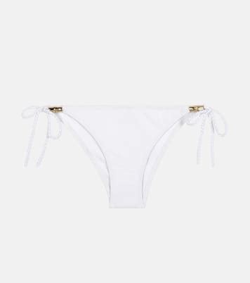 Core Tie Side Bikini Bottoms In White Heidi Klein Mytheresa