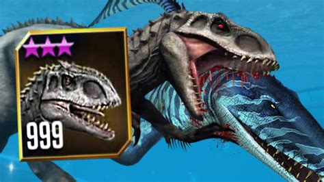 Indominus Rex Gets Her Revenge Level 999 Irex Vs Mosasaurus Jurassic World The Game Hd