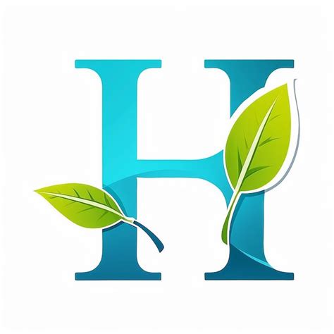 Premium Vector Letter H Logo Organic Leaf