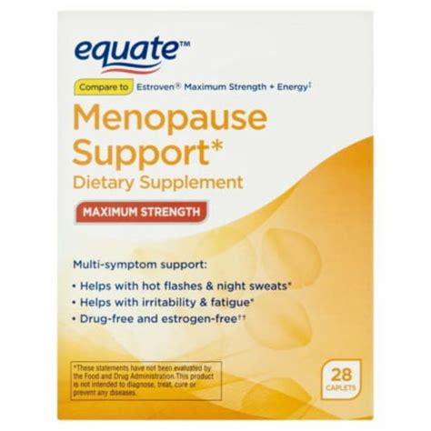 Menopause Support Maximum Strength Dietary Supplement 28 Count 28 Caplets Kroger