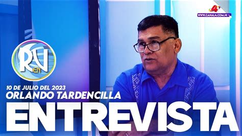 Orlando Tardencilla En La Revista En Vivo Con Alberto Mora De