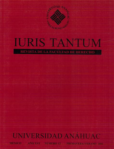 La Vida Del Derecho Iuris Tantum