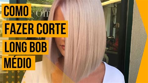 Claudia Cabeleireira Corte Long Bob Médio Passo A Passo Youtube