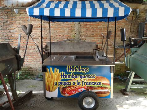 Carritos Hamburguesas Hot Dogs Puesto Carros Hotdog Carrito 10160