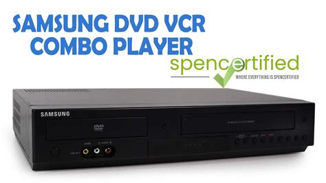 Samsung Dvd V Dvd Vcr Player Combo Product Demonstration Youtube