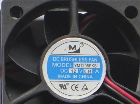 M YM1205PKS1 12V 0.14A 2wires cooling fan
