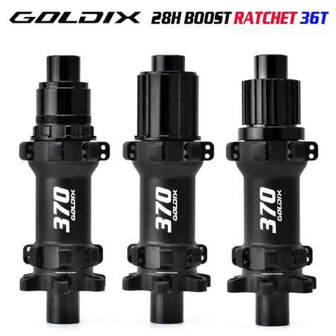 GOLDIX-M370-6-bolt-disc-brake-28-hole-straight-pull-ratchet-36T-BOOST ...
