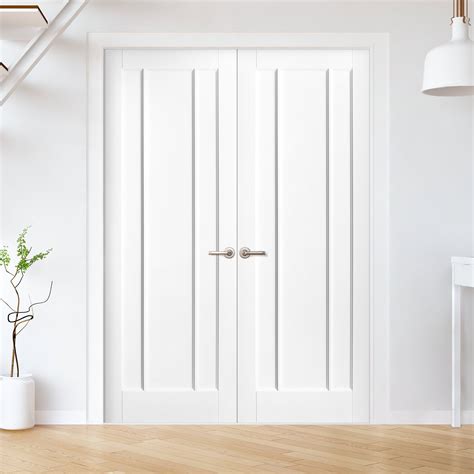 Internal White Primed Toledo P Pair Door Leader Trade