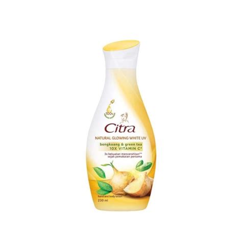 Jual CITRA Hand And Body Lotion Natural Glowing Bengkoang Green Tea