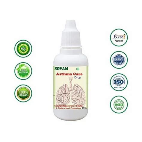 Sovam Asthma Care Drop Packaging Size 30ml At Rs 250 Mrp In Jaipur