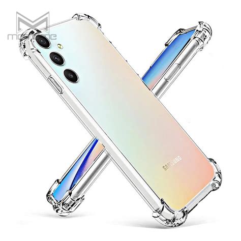 Luxury Shockproof Soft Transparent Case For Samsung Galaxy A06 A55 A05