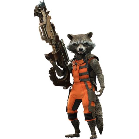 Hot Toys Guardians Of The Galaxy Rocket Raccoon Scale Figure Merchandise Zavvi