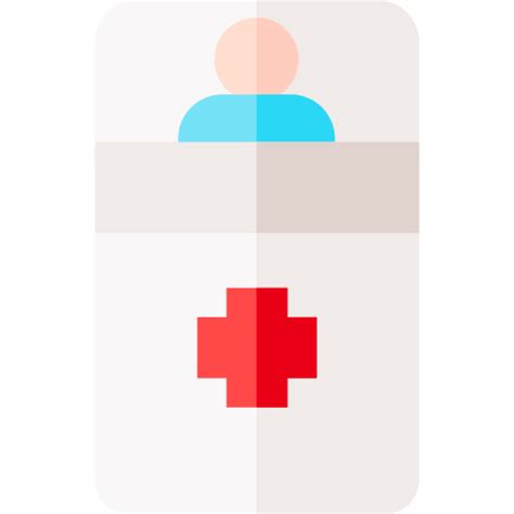 Hospital Bed Basic Straight Flat Icon