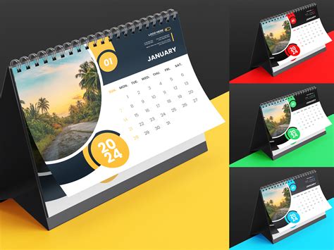 Calendar design template by Tanmoy Topu on Dribbble