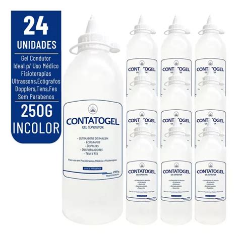 Gel Condutor Incolor Ult Para Ultrassom 250g 24 Unidades Parcelamento