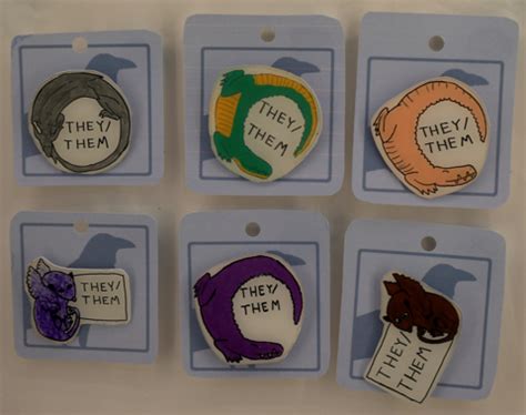 They Them Pronoun Pins Ormspryde S Ko Fi Shop Ko Fi Where