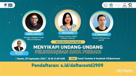 Obral Obrol LiTerasi Digital OOTD Menyikapi Undang Undang