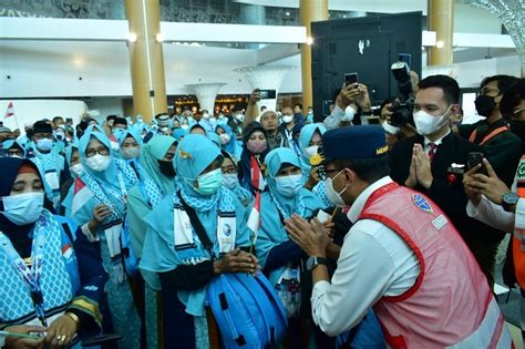 375 Jamaah Umrah Terbang Dengan Lion Air Dari Bandara Kertajati