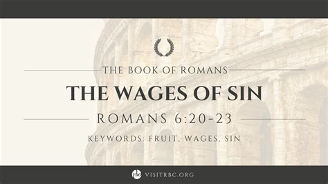 The Wages of Sin - Faithlife Sermons