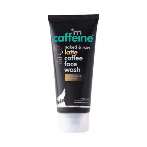 Buy MCaffeine Naked Raw Latte Coffee Face Wash For Mild Cleansing With Almond Milk Shea