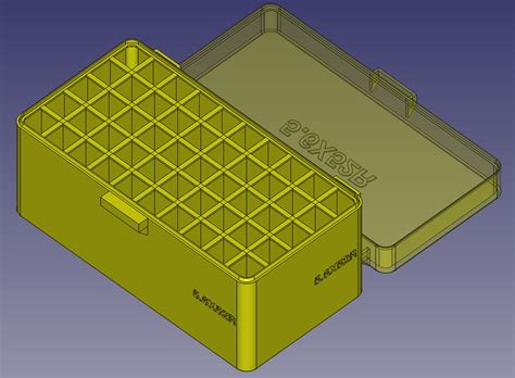 X Mm Rimmed Head Up Spring Latch Pip Hinge Modular Ammo Box By