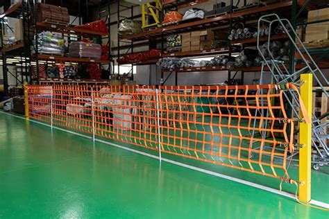 In Ground Post Mounted Loading Dock Safety Net US Netting