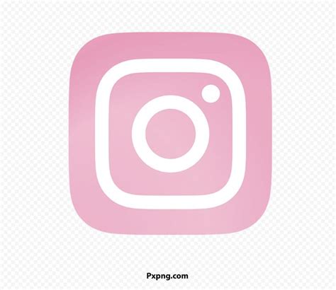 The Instagram Icon Is Shown In Pink And White