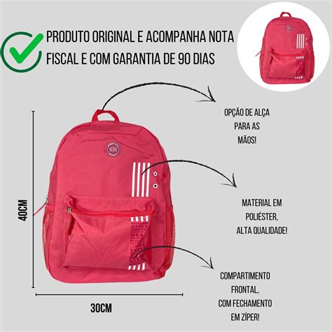 Mochila Escolar Alças Acolchoadas Teen Fun Clio MF23166 Calcevale