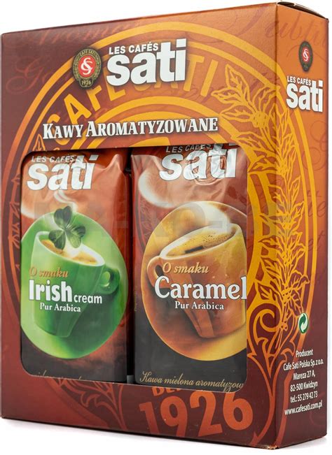 Kawa Cafe Sati Zestaw Irish Caramel Mielona 2x250g Ceny I Opinie