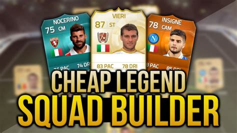 Fifa Cheap Legend Squad W Legend Vieri Fifa Ultimate Team