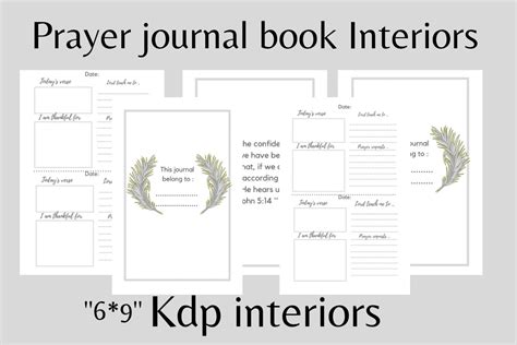 Prayers Journal Kdp Interiors Graphic By Vin Arts Creative Fabrica