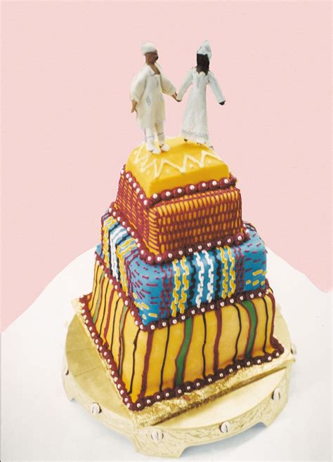 Kente Cloth Cake African Wedding Cakes Wedding Cake Inspiration