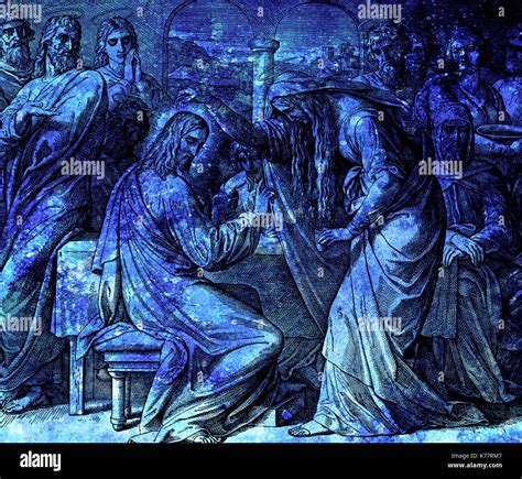 The Anointing Bethany Pour Oil Hi Res Stock Photography And Images Alamy