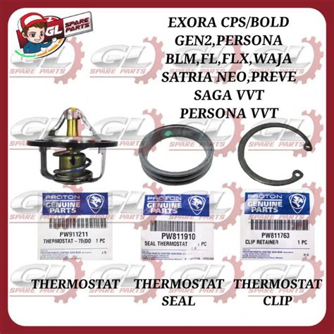 Thermostat Kit Set Original Proton Gen Persona Blm Fl Flx Exora Cps