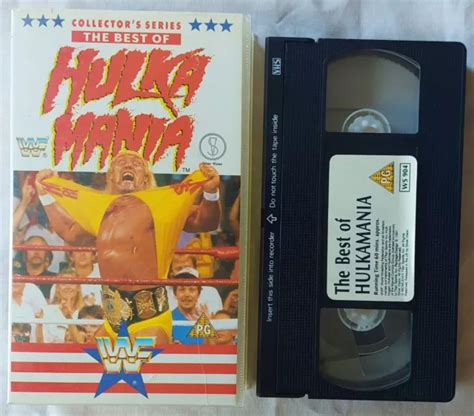 WWF HULK HOGAN The Best Of Hulkamania VHS Video Original Home Video