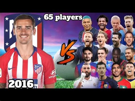 2016 Griezman VS 65 Legends Ronaldo Messi Mbappe Neymar Football