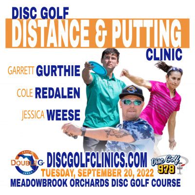 Distance And Putting Clinic W Double G Cole Redalen And Jessica Weese