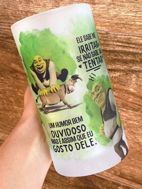 ARTE AVULSA SHREK CHOPP Caneca Criativa