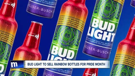 Bud Light to celebrate pride month with rainbow bottles