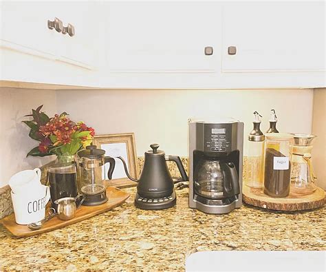 Coffee Bar Ideas For Kitchen Counter