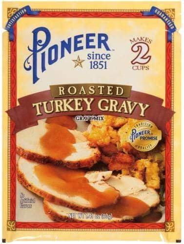 Pack Of 4 Pioneer Brand Roasted Turkey Gravy Mix 1 41 Oz