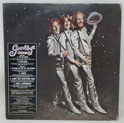 Cream Goodbye 1969 Original Vinyl Lp Atco Records Sd 7001 Vgex Ebay